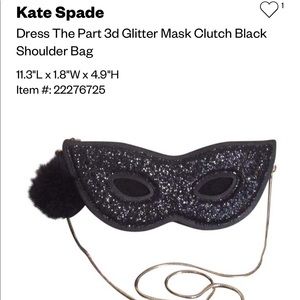 Kate Spade New York 3D Sling Clutch Mask Bag